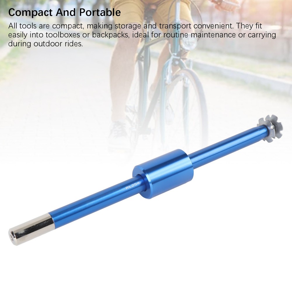 Cycle Fork Star Nut Setting Tool Alloy Front Fork Headset Driver DIY Star N FGJM