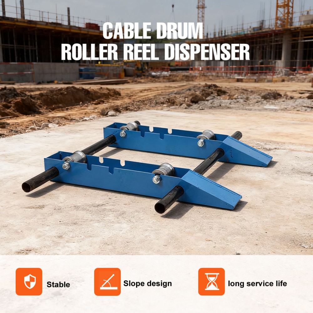 Cable Roller Stand for Wire Reel Diameter Cable Drum Roller Reel Dispenser