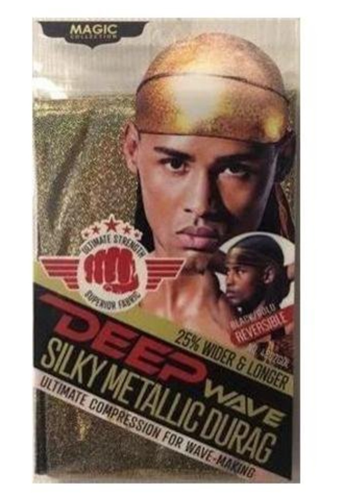 Magic Collection Deep Wave Silky Metallic Durag