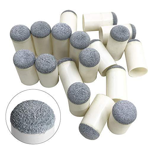 50 Pack Slip On Pool Cue Tips Replacements 13mm Billiard Cue Tips