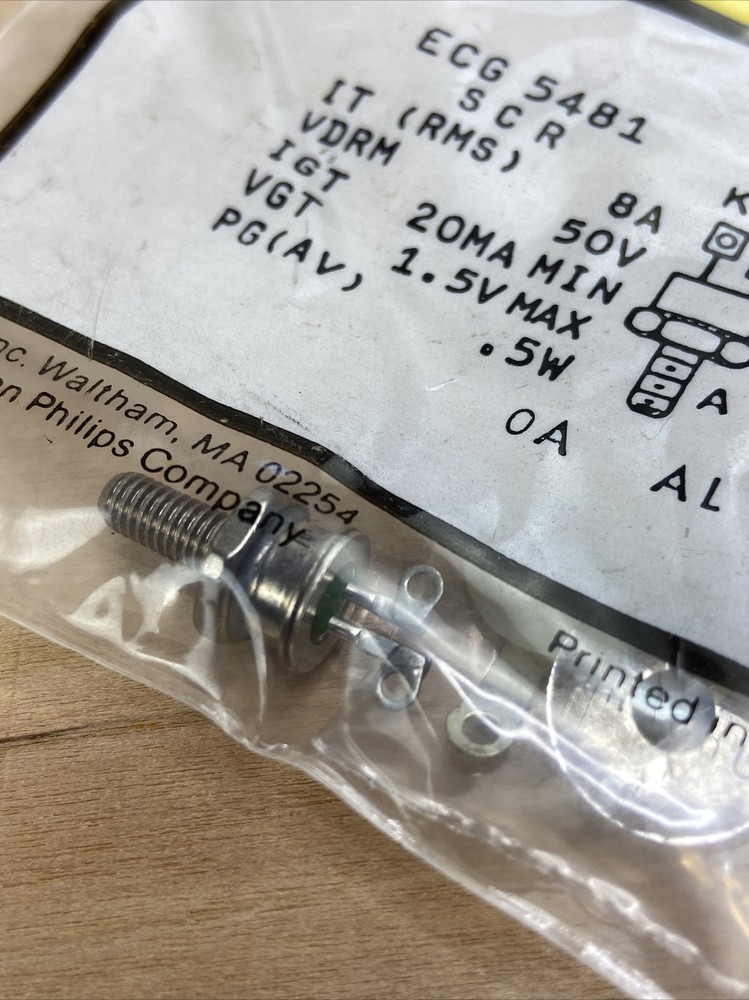 ECG 5481 50V 8A Silicon Controlled Rectifier Diode - TO-64 -