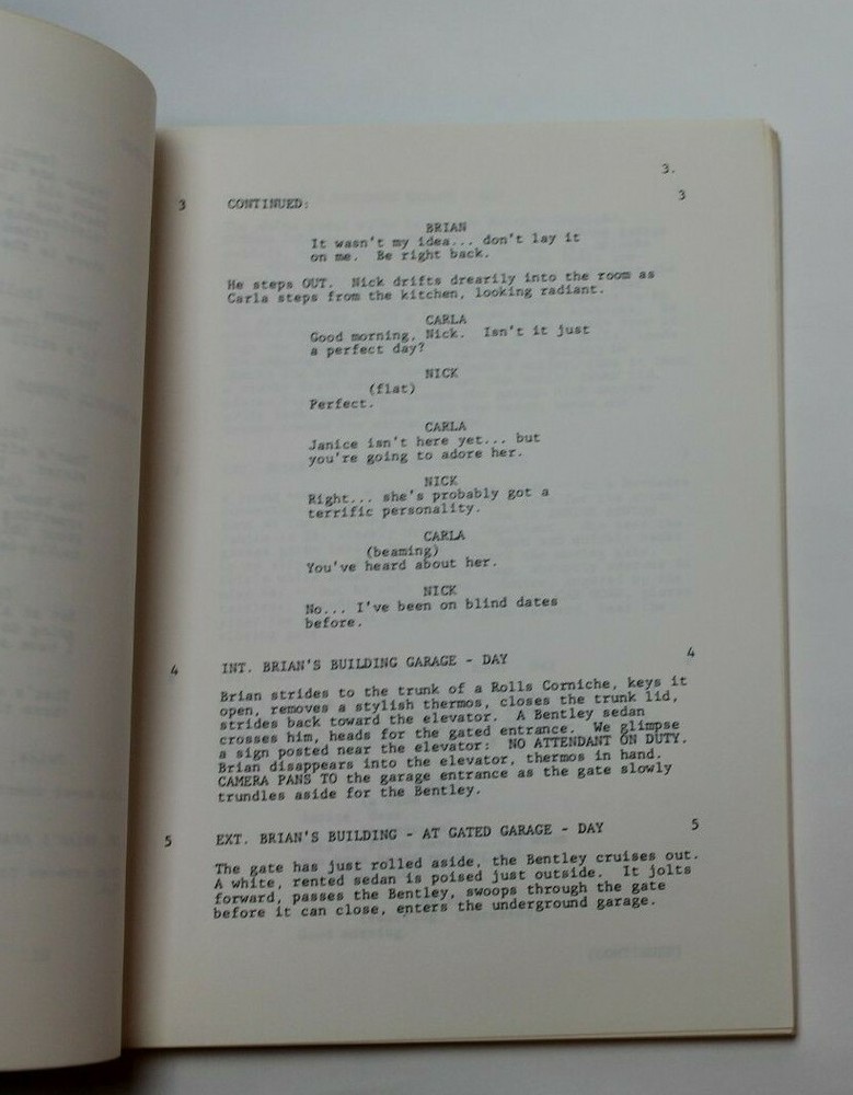 THE DEVLIN CONNECTION / Howard Berk, 1985 TV Script "The Corpse in the Corniche"