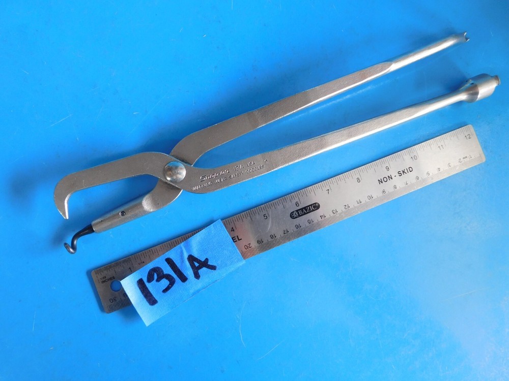 USED,  SNAP ON TOOLS  BRAKE SPRING PLIERS, PART #A131A