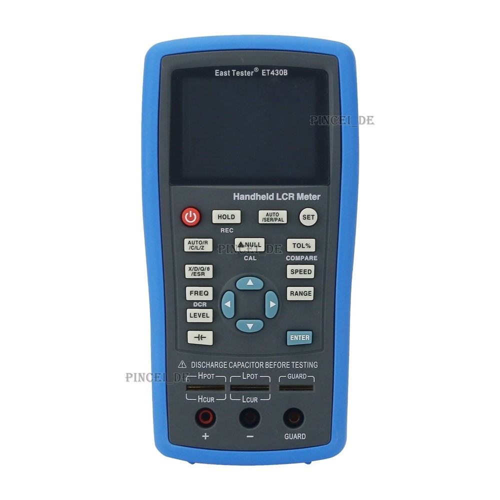 ET430B Handheld LCR Tester Capacitance Inductance Meter Frequency Accuracy 0.3