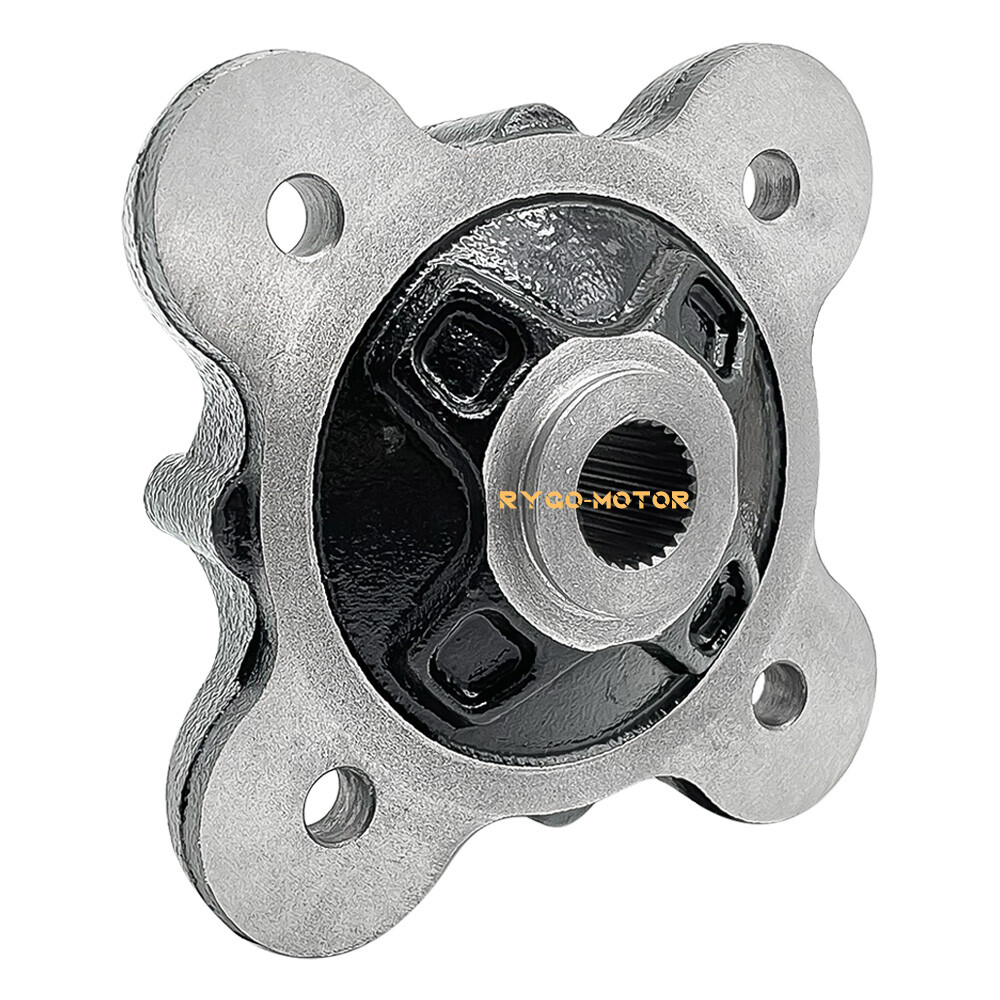 Rear Wheel Hub Bearing Studs Brake Rotor Kit for Polaris Ranger 900 1000 XP Crew