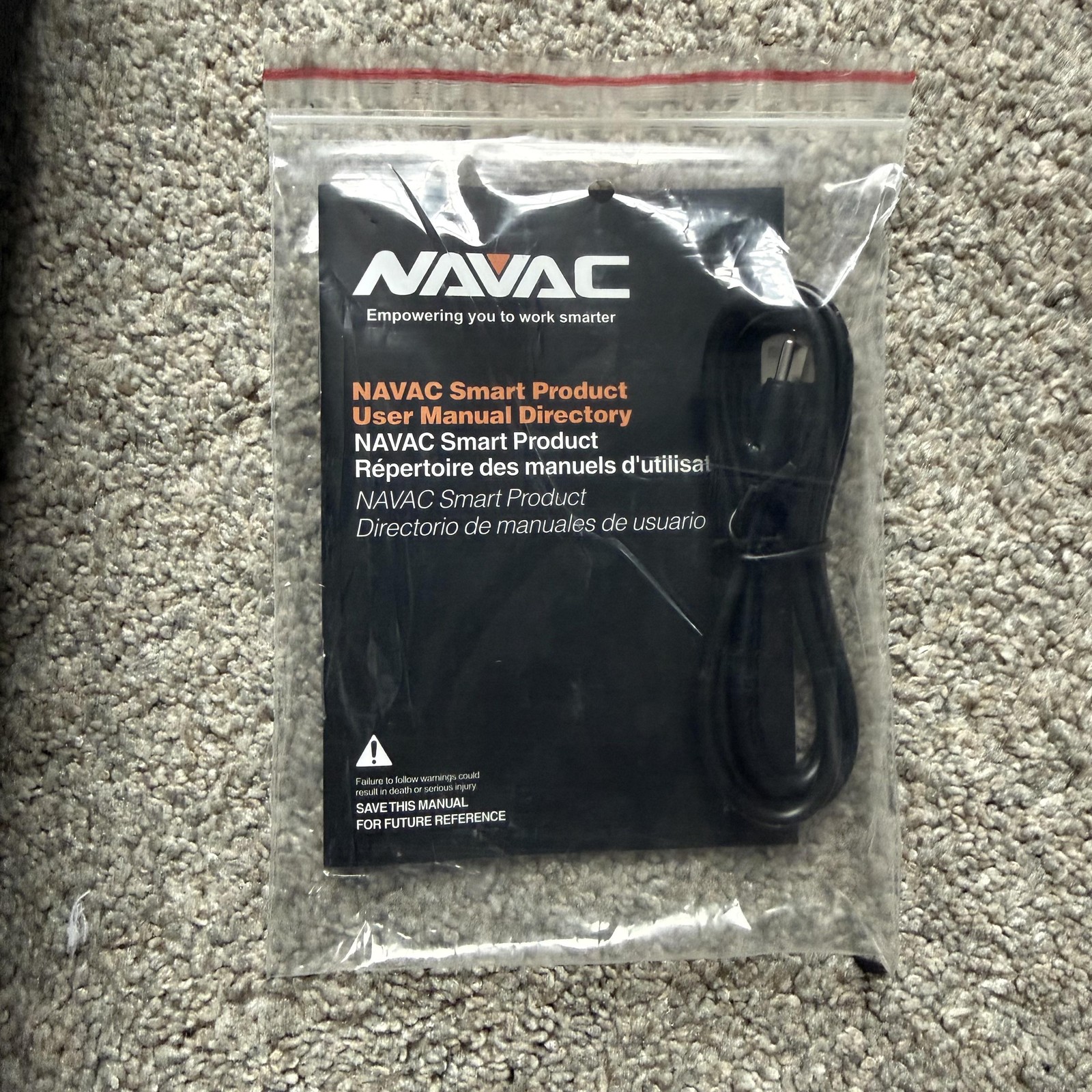 NAVAC NX4 NEXUS Digital Manifold Gauge 4 Valve Bluetooth Clamp Probes Black HVAC