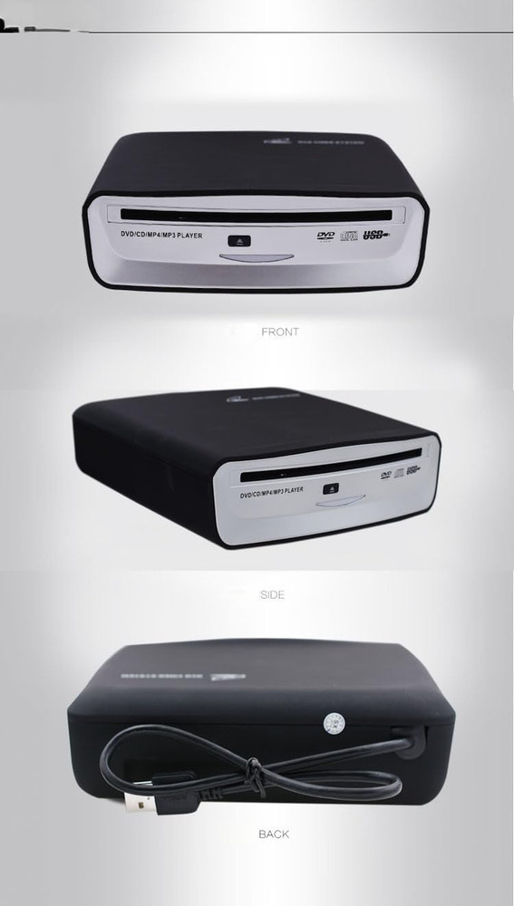 Car External Universal CD Player USB External Car Slot-Load CD Player Compatible