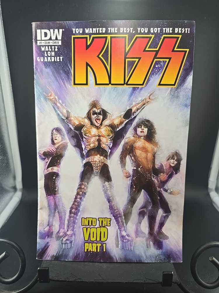 KISS INTO THE VOID IDW COMICS 3 comic Lot