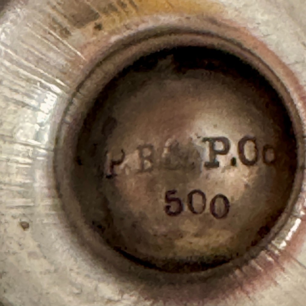 Silver Plate Engraved Creamer