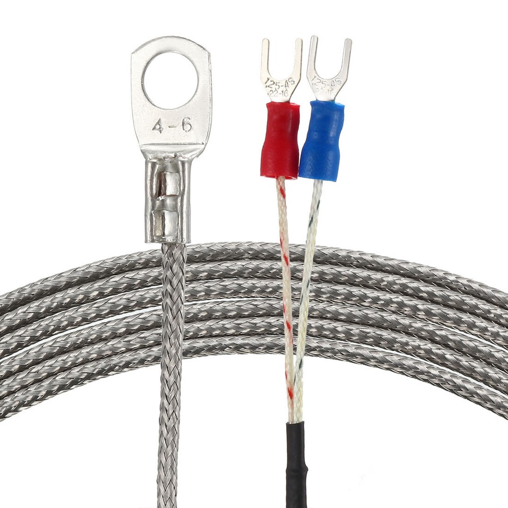 K Type Temperature Sensor Probe 1.5M Cable 6mm Hole Thermocouple