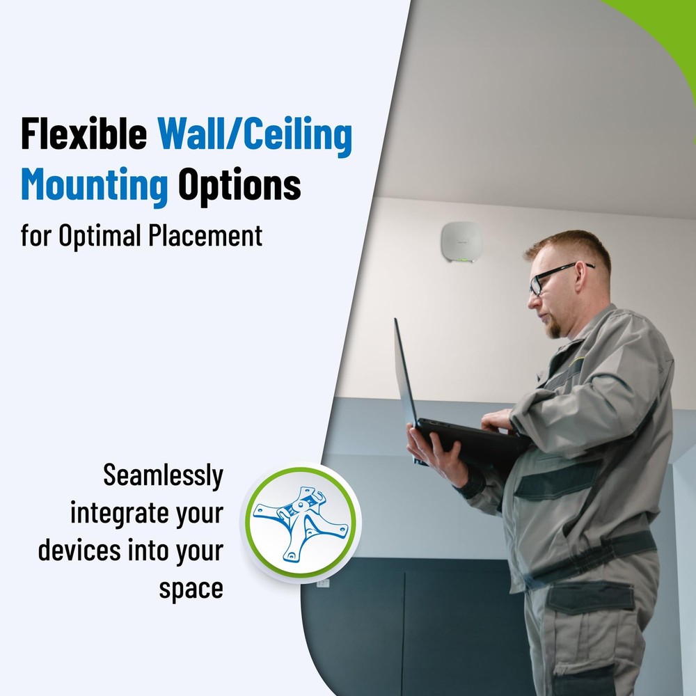 Aruba JW047A Network Device Wall/Ceiling Mount Kit (White)