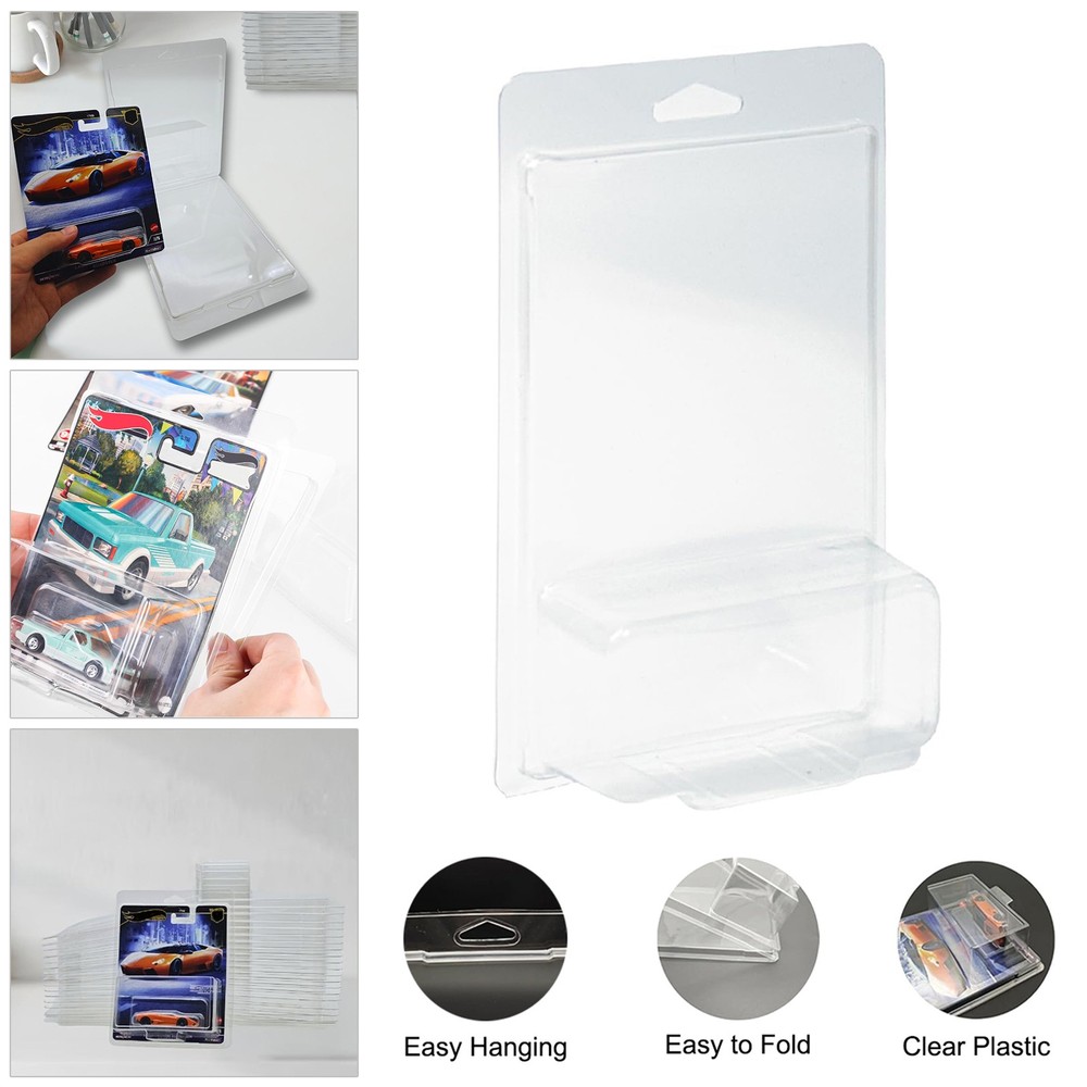 5 Pack Protector Cases for Hot-Wheels Premium Model Display Storage Showcase US