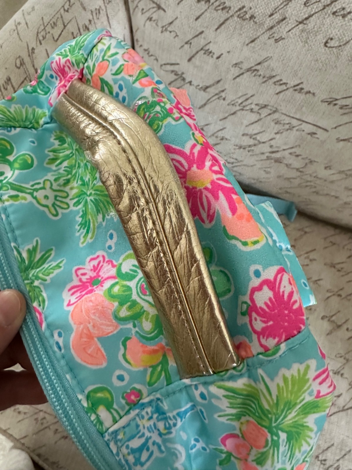 DISNEY PARKS LILLY PULITZER BACKPACK BLUE MICKEY MINNIE