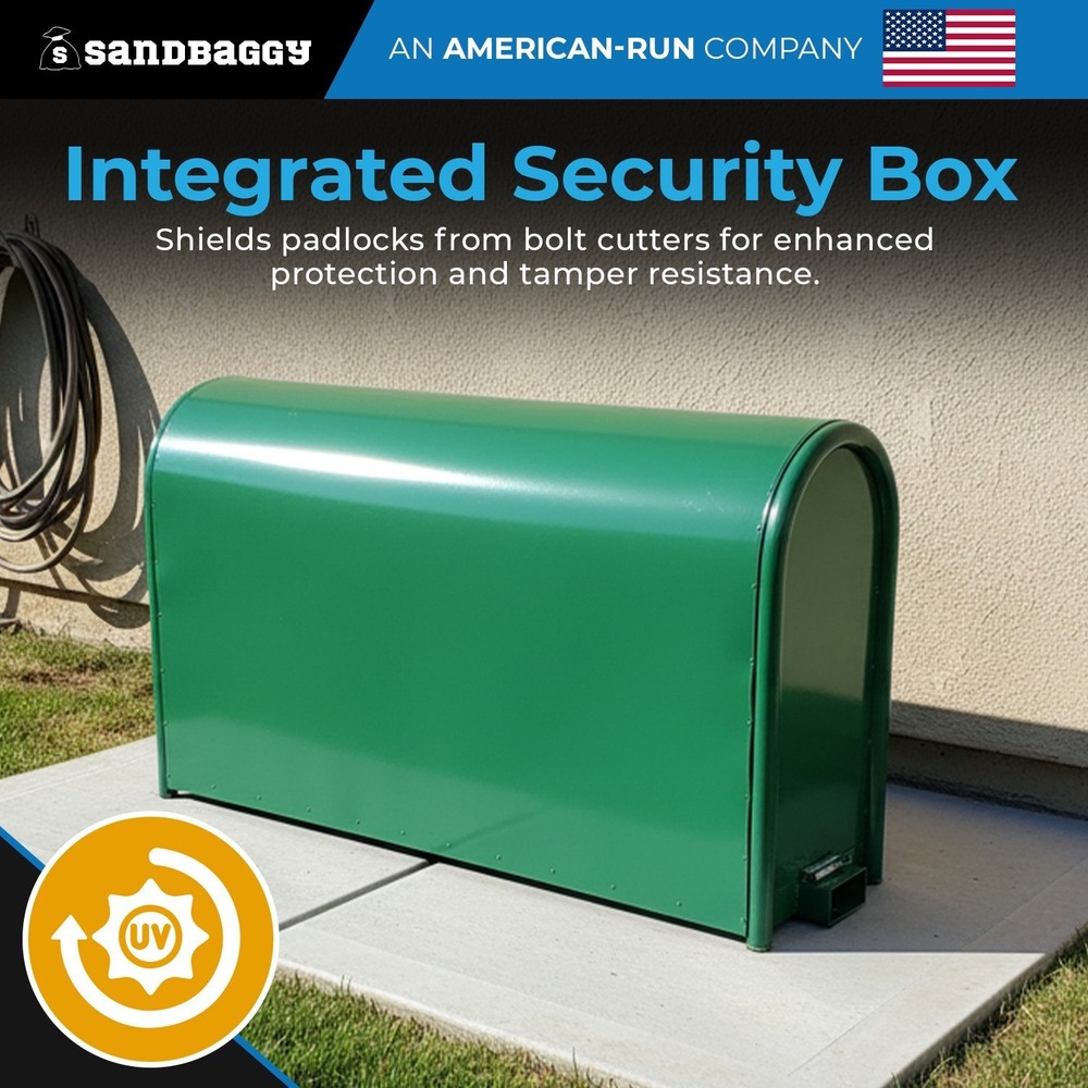 48"x25"x15" Fully Enclosed Backflow Security Cage – Backflow Enclosure (Green)