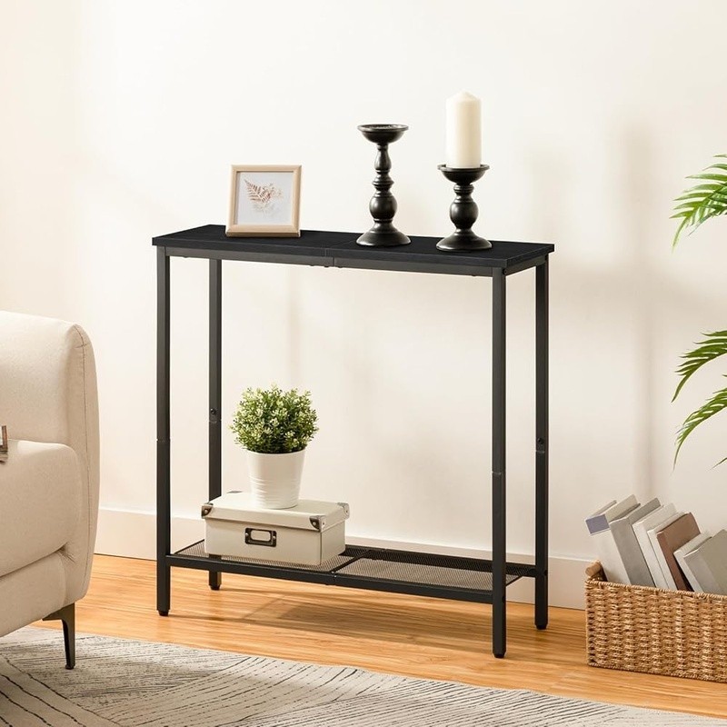 Multifunctional Console Table Small Space Entryway Sofa Table Storage Shelf New