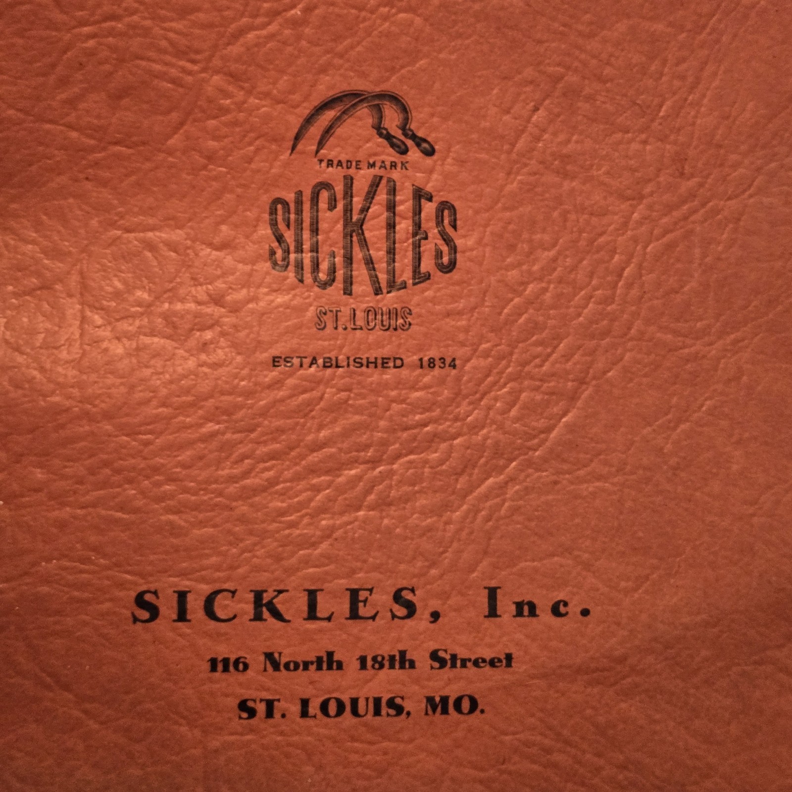 J.B. Sickles Saddle Catalog Show Race Horse Western English Early 1900s