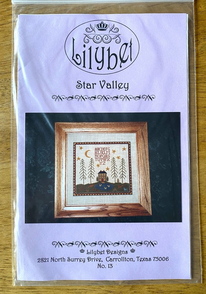 Lilybet Designs STAR VALLEY Cross Stitch Pattern Chart