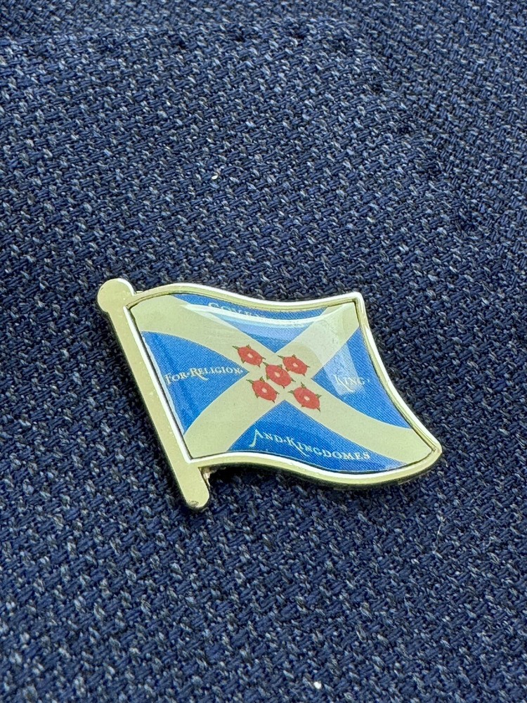 Scottish Covenenter Flag Enamel Lapel Pin