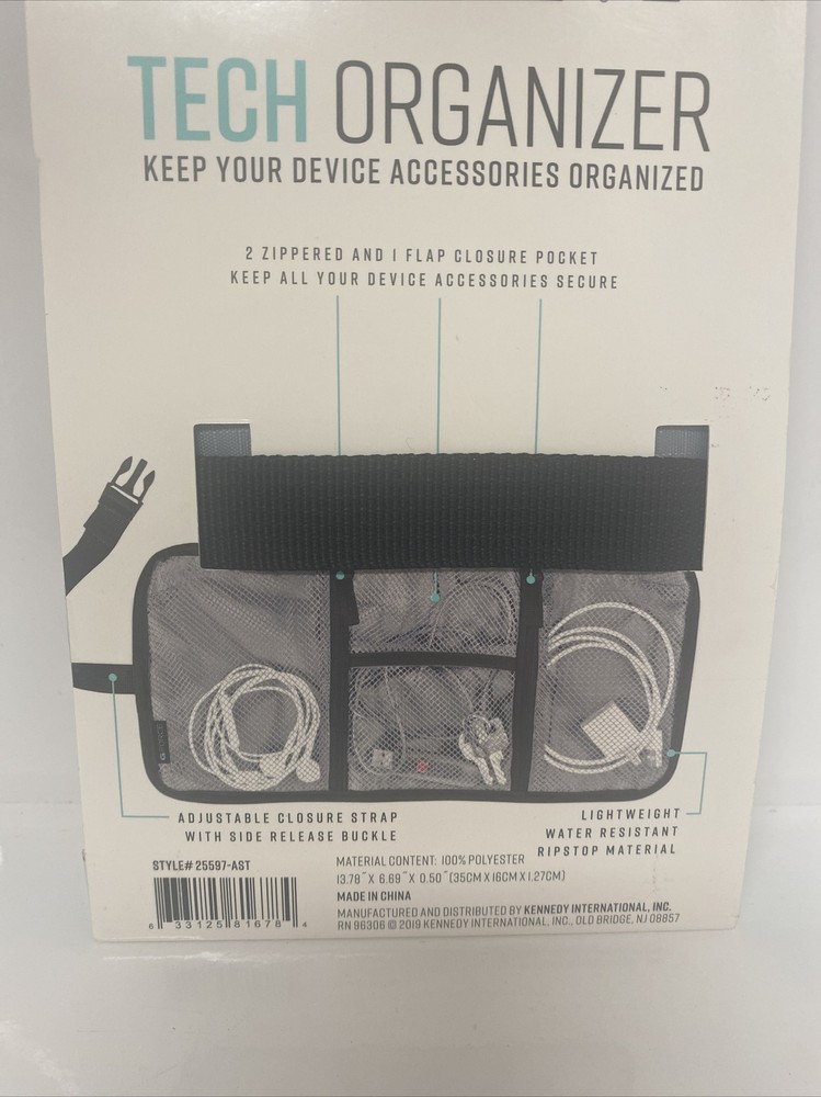 G-Force Tech Accessory Organizer Explore Excellence Lightweight Adjustable