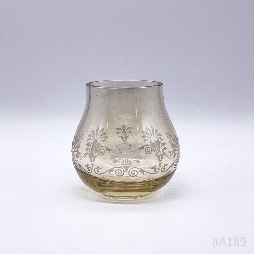 Vintage Glass Patterned Lantern | 11.5cm Height