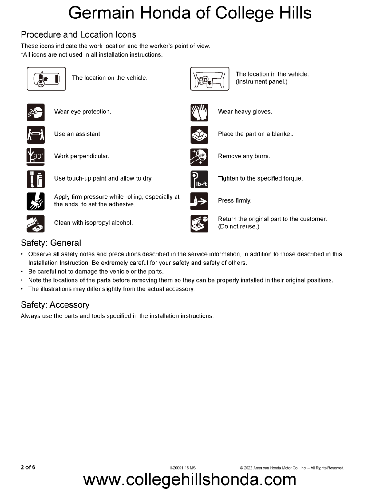 2023-2025 Genuine Honda CR-V Splash Guards - Mud Guards OEM! NEW! 08P00-3A0-100