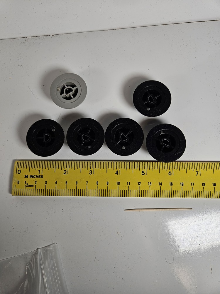 6 Shure M68 Microphone Mixer Preamplifier Amplifier Amp Numbered Knobs OEM