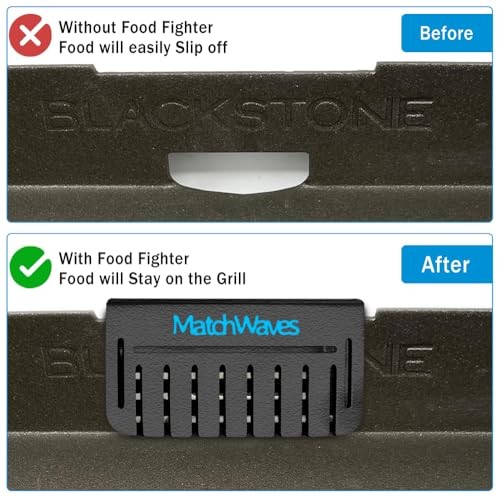 Grease Gate Blocker forstone Griddle, Mesh Screen for Blocking 1 Pack Black