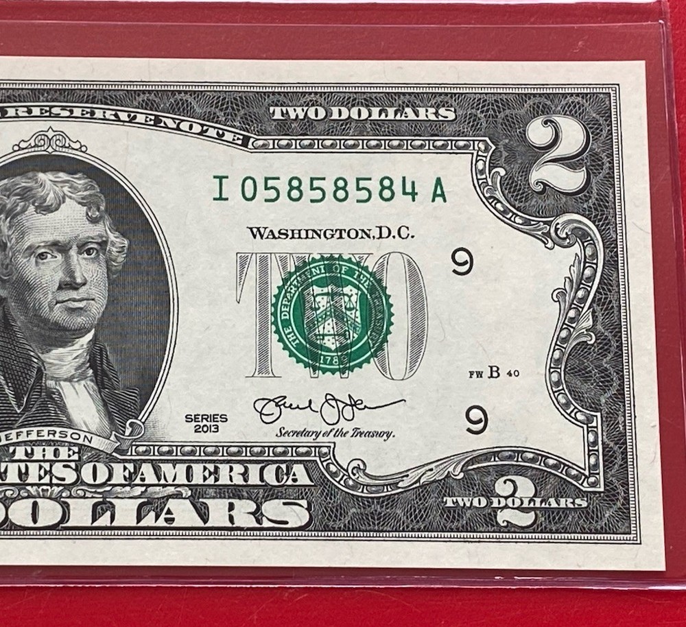 2013  $2 TWO DOLLAR BILL ( Minneapolis I ) Uncirculated