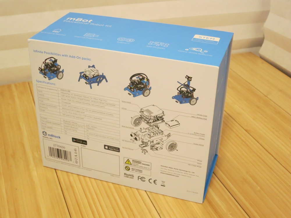 Makeblock DIY mBot Kit(2.4G Version) - STEM Education - Arduino - Scratch 2.0
