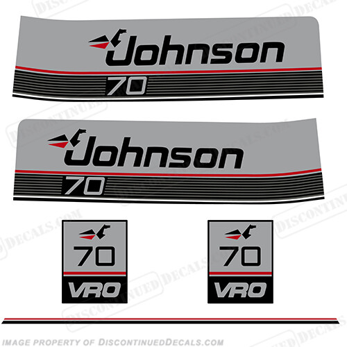 Fits Johnson 1987 70hp VRO Decals