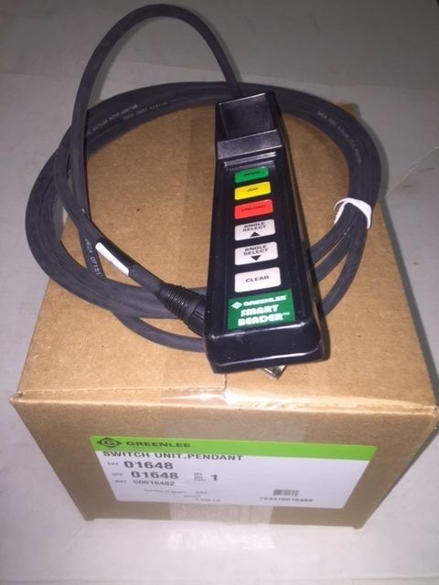 GREENLEE 855 CONDUIT PIPE SMART BENDER DIGITAL REMOTE PENDANT LOAD UNLOAD SWITCH