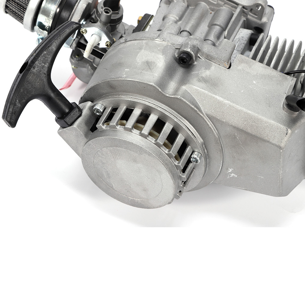 Mini Moto Engine Motor Complete Unit Pull Start for 49CC 2 Stroke Pocket Bike