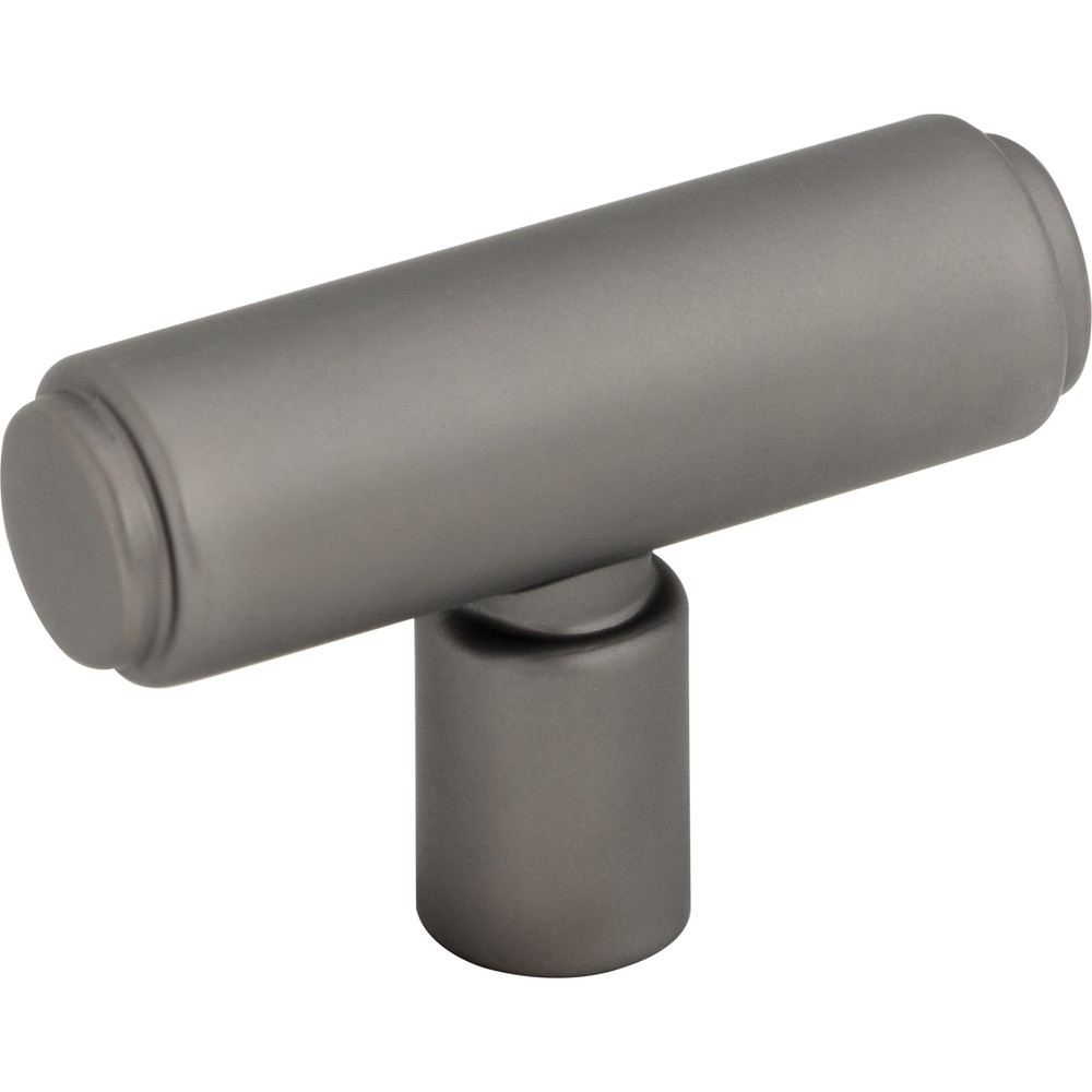 Top Knobs TK3111AG Clarence T-Knob 2" - Ash Gray