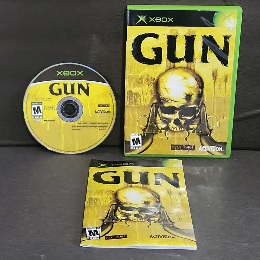 Gun Xbox Game CIB Original