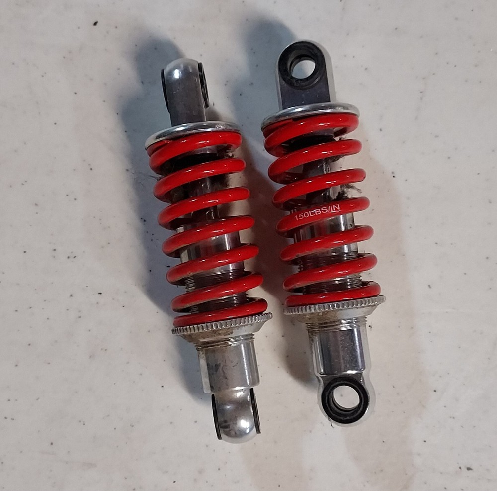 Pair (2) Quickie QM-710 Power Chair Small Red Shocks