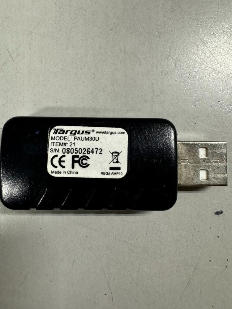 Targus Wireless Mouse Presenter w/Laser Pointer 50 Foot Range PAUM30U - Tested