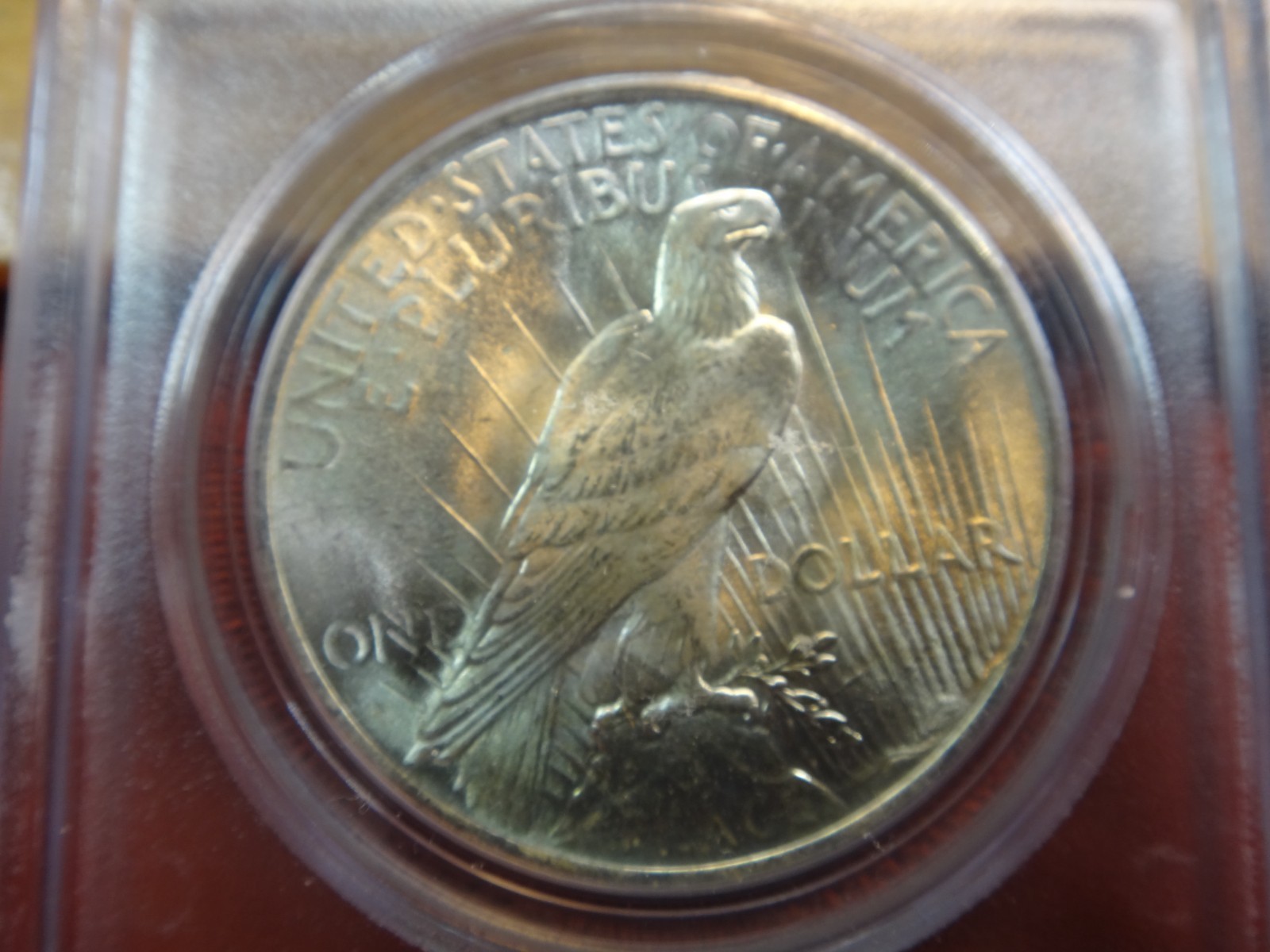 1922 United States Silver Peace Dollar $1 PCGS Graded MS64 - (Older Green Label)