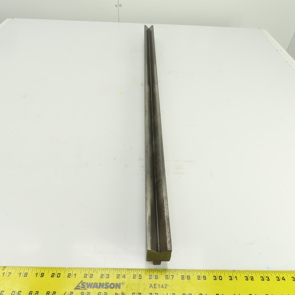 36-3/4" Press Brake Forming 90° V Angle Die Block 1/2" Tang 1-5/8"H 1-1/2" Thic
