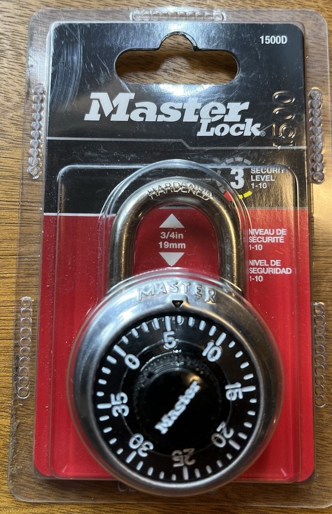Master Lock Combination Lock School Locker, School Supplies, Or Lock Security
