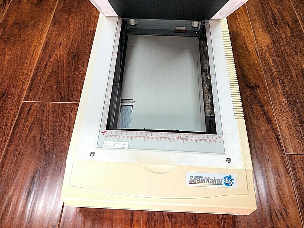 Microtek Scanmaker E6 MRS-1200E6 Flatbed Scanner SCSI Vintage