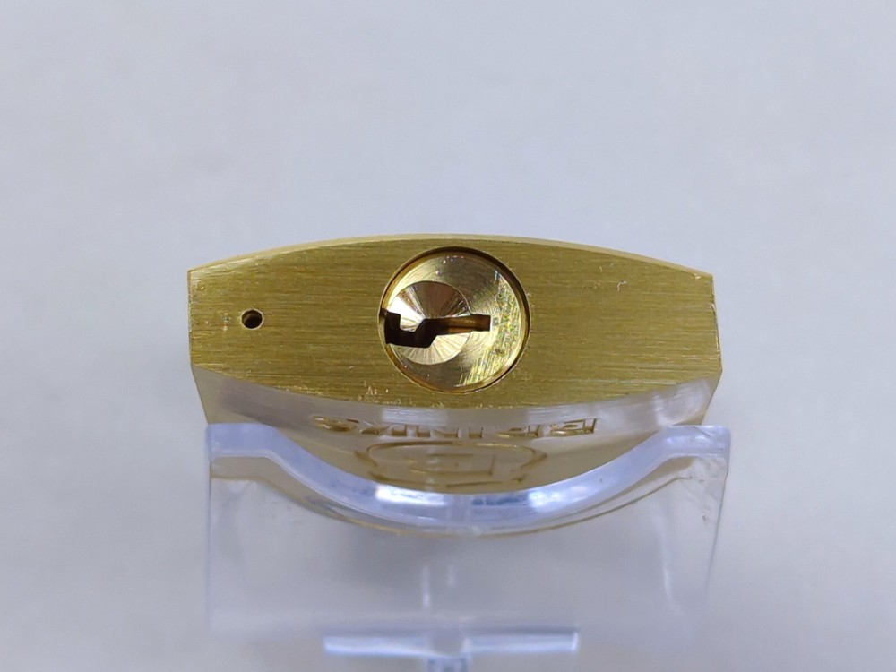 BRINKS Solid Brass Body KEYED LOCK, Weather Resistant, CUT RESISTANT to 2,400lbs
