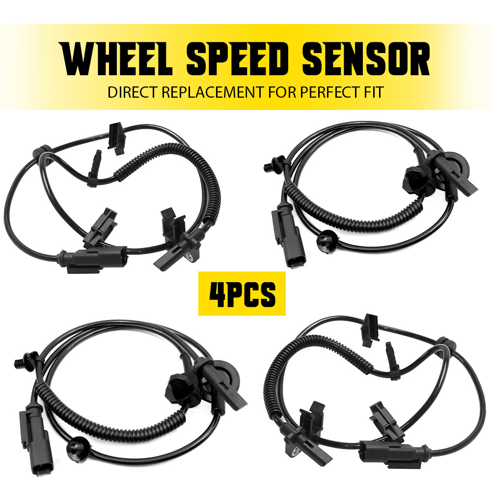 4x Front & Rear ABS Wheel Speed Sensor for Chevrolet Traverse Buick Saturn GMC A