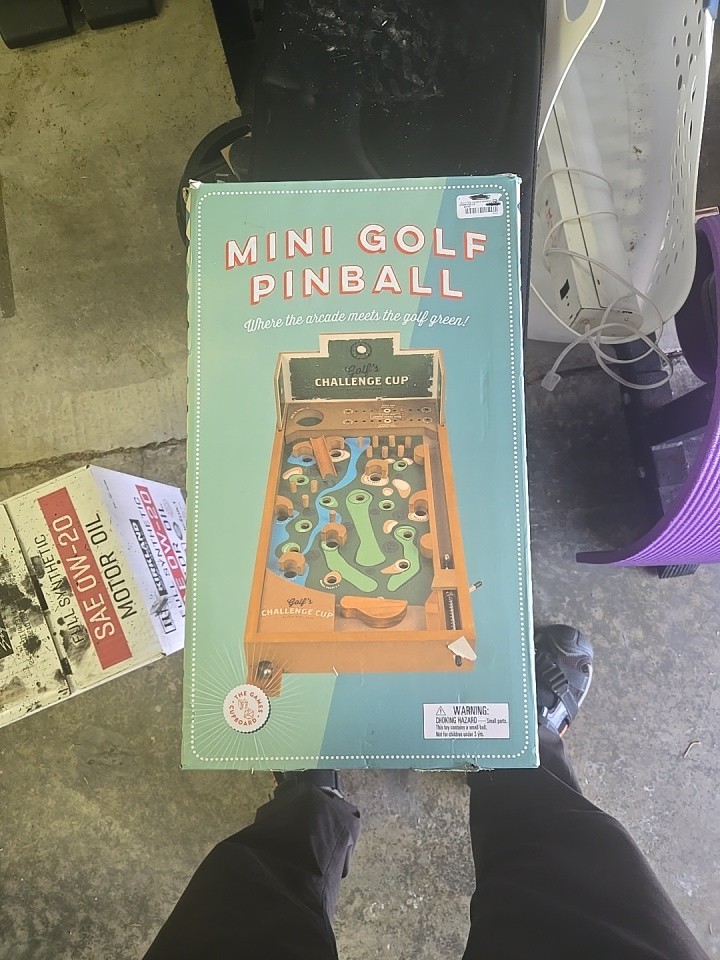 Mini Golf Pinball Challenge Cup/ Professor Puzzle/ Tabletop Game