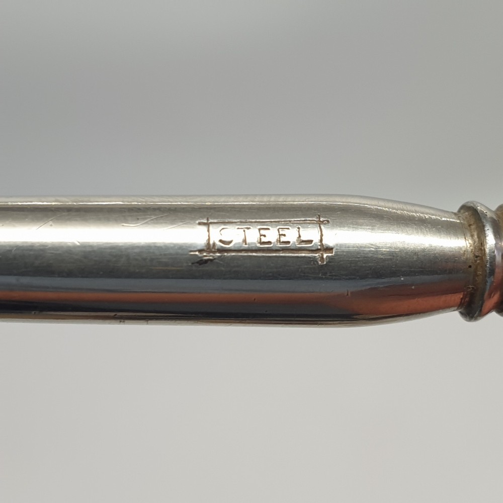 Victorian Solid Silver Leopard Button Hook