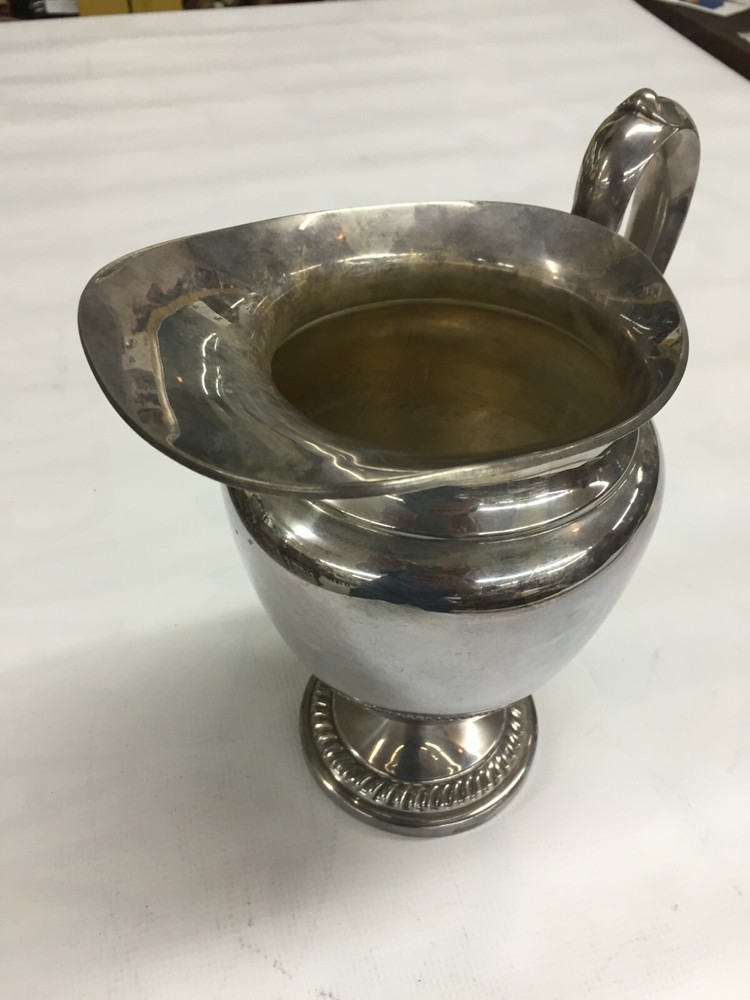 Antique Amston Fine Silver Plate Pitcher