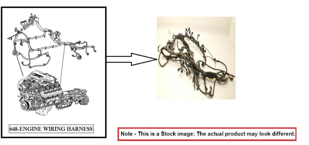ENGINE WIRE HARNESS OEM 2015 DODGE CHARGER 68214189AE