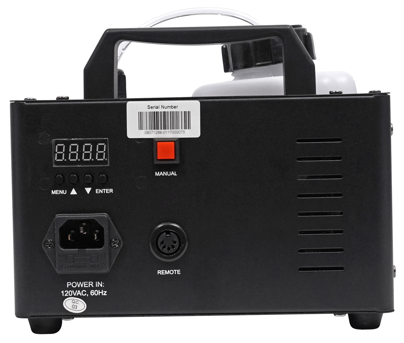 Chauvet DJ Geyser T6 Fog Machine Fogger, LED RGB Pyrotechnic Light Effect+Remote