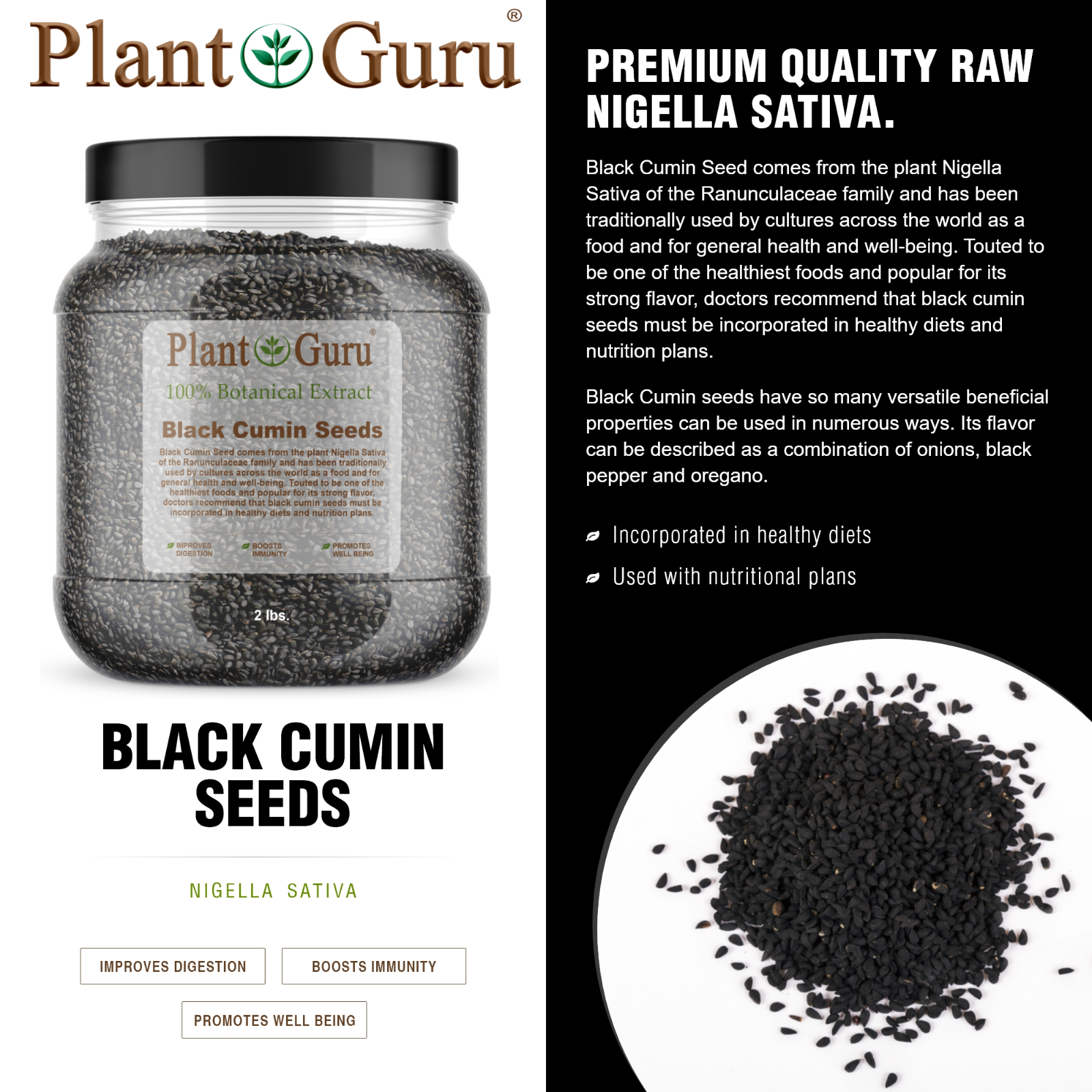 Black Cumin Seeds Whole NIGELLA SATIVA Comino Negro Kalonji Herb Bulk