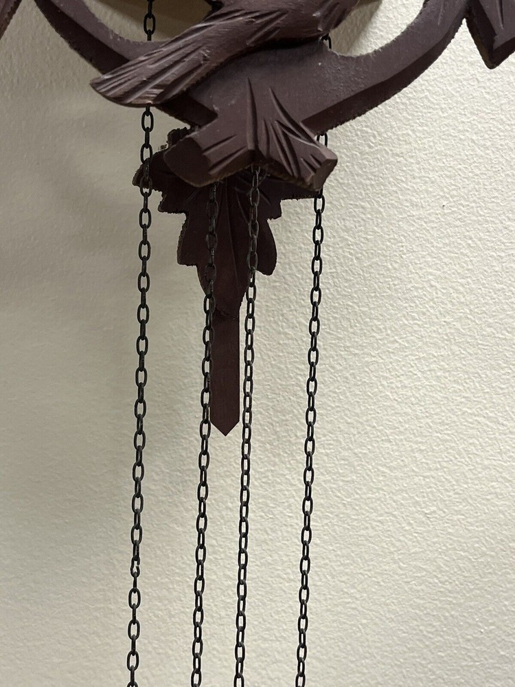 German Cuckoo Clock Mechanical Wooden Germany Wall Cuckoo Clock