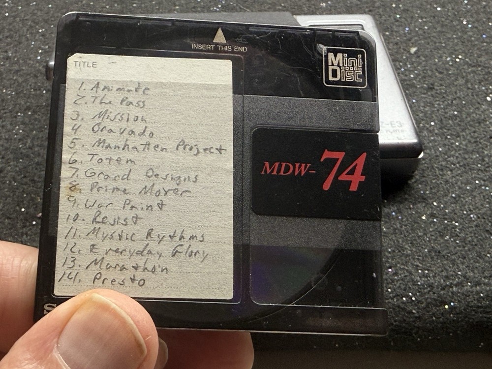 Sony MD Walkman Portable MZ-E3 Mini Disc Player. Works!